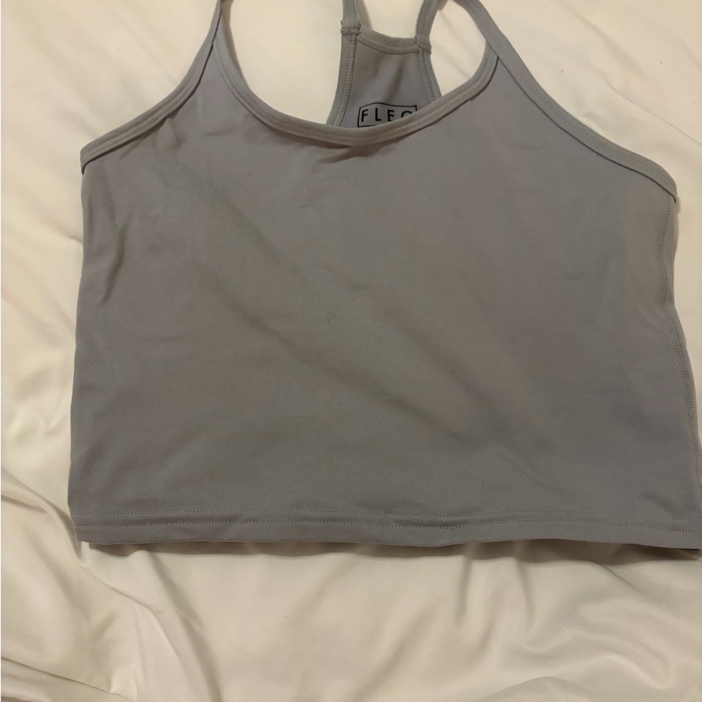 Fleo Light Gray Tank Top
